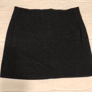Jcrew charcoal mini skirt